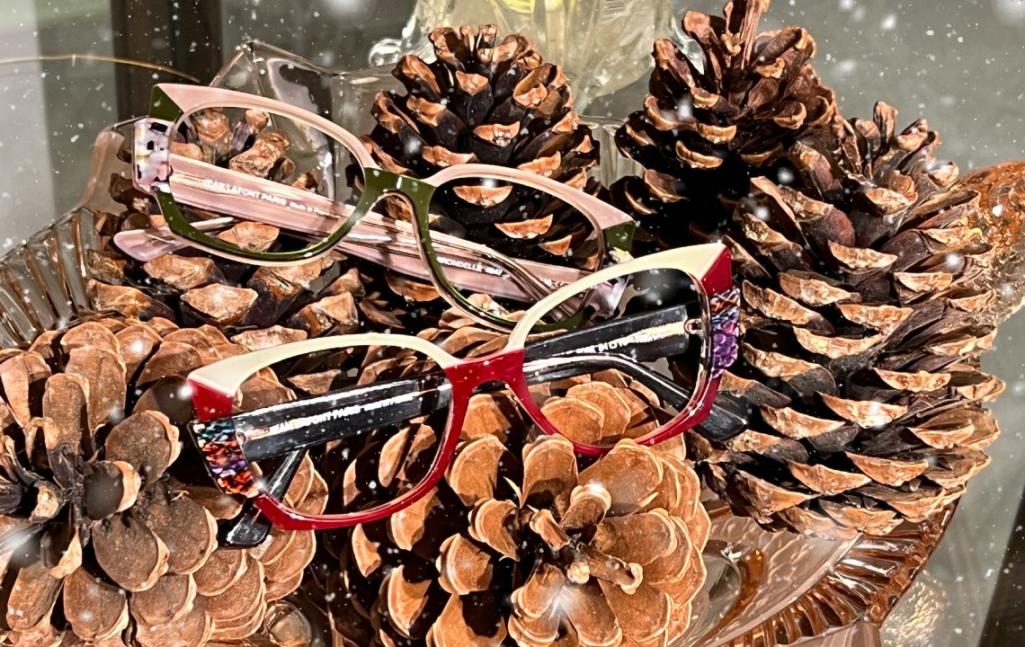 Brillen auf Tannenzapfen bei Brillen im Schmiedehof
